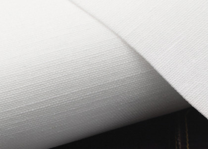 100% linen #876w (240 g/m2 - 150 cm) Bleached linen fabric